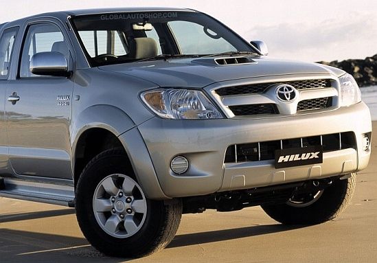 Toyota Hilux - Chromowane Listwy Grill Atrapy Zderzaka Tuning zdjęcie 3