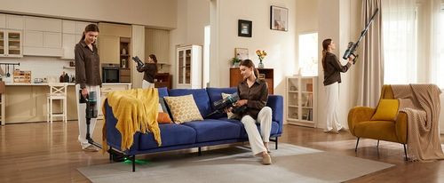 Odkurzacz bezprzewodowy PROSCENIC P16 45000Pa 550W światło LED zginana rura na Arena.pl