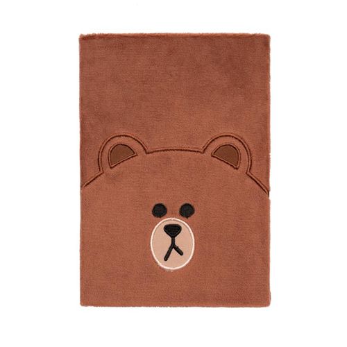 LINE FRIENDS - PLUSZOWY NOTES / NOTATNIK A5 (BRĄZOWY) na Arena.pl