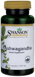 Ashwagandha Żeń-szeń indyjski SWANSON STRES Przemęczenie
