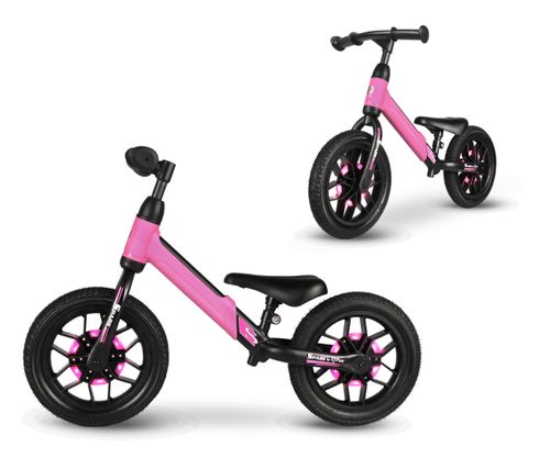 Qplay Rowerek Biegowy Spark Pink na Arena.pl