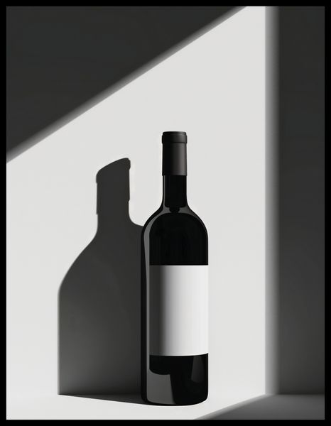 Plakat 50x65cm Butla Wina zdjęcie 2