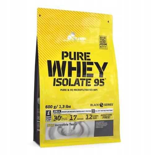OLIMP PURE WHEY ISOLATE 95 600g ODŻYWKA BIAŁKOWA IZOLAT BIAŁKA WHEY WPC na Arena.pl