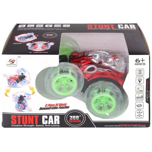 Zdalnie Sterowany Samochód Kaskaderski - czerwony na Arena.pl