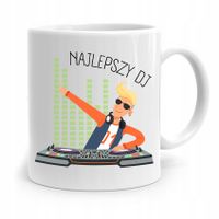 Dla Dja Muzyka Kubek Najlepszy Dj Prezent Z Nadrukiem Ze Zdjęciem