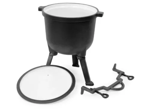 Kociołek EMALIOWANY żeliwny 8L + GRATIS ŁYŻKA na Arena.pl