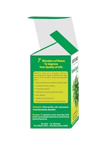 Suplement Neem Guard Baidyanath 60 kapsułek oczyszczający krew i organizm na Arena.pl