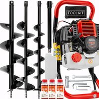 WIERTNICA GLEBOWA ŚWIDER SPALINOWY 6KM + 3 WIERTŁA ŚWIDRY PRZEDŁUŻKA 3