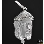 SREBRNY MEDALIK GŁOWA JEZUSA SREBRO PRÓBY 925
