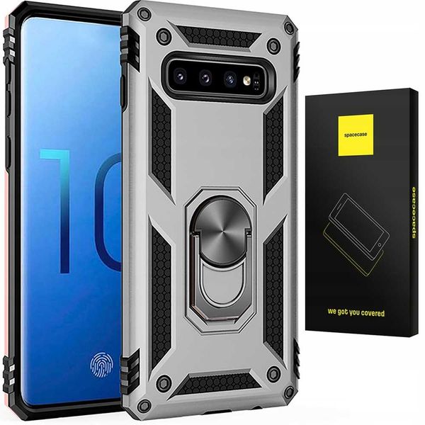 Spacecase Ring Nx Galaxy S10+ Srebrny zdjęcie 1