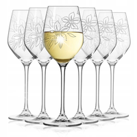 Ekskluzywne kieliszki do wina białego FLORALIS 200ml 6szt.