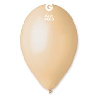Balony pastelowe cieliste, 30 cm 3 szt.