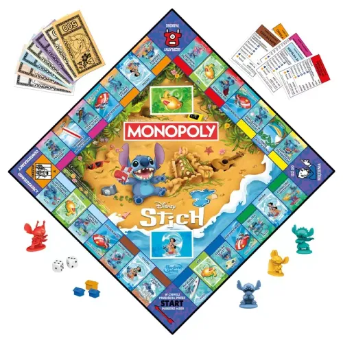 Monopoly Stitch, gra Hasbro, wersja polska na Arena.pl