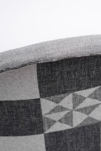 Krzesło P018 DAR Pattern szare/patchwork na Arena.pl