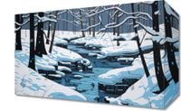 Obraz 30x20cm Rzeka przy Zimowej Porze