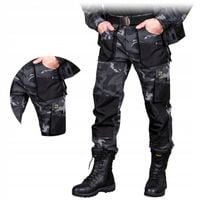 Spodnie robocze męskie WOJSKOWE TAKTYCZNE moro