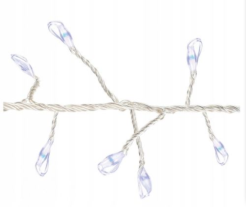 Lampki 960 LED 9,6 metra CLUSTER RYŻ CIEPŁY BIAŁY SREBRNY DRUCIK na Arena.pl