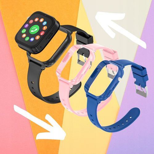SMARTWATCH ZEGAREK DLA DZIECI 4G ROZMOWY SMS GRY ANDROID POLSKIE MENU GPS na Arena.pl