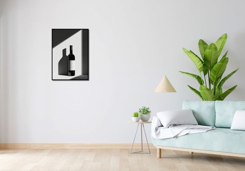 Plakat 50x70cm Butla Wina na Arena.pl