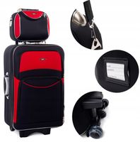 RGL 2w1 ZESTAW DUŻA WALIZKA PODRÓŻNA + KUFEREK GRATIS BAGAŻ PODRĘCZNY