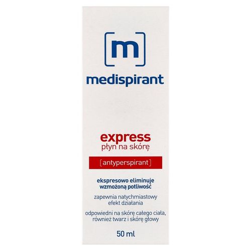 Medispirant Express Płyn Na Skórę Nadmierna Potliwość 50ml na Arena.pl