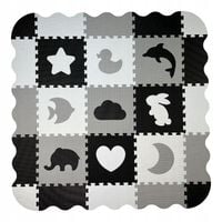 Mata piankowa puzzle piankowe kojec edukacyjna składana dla dzieci duża 1CM