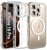 Etui do iPhone 16 Pro WZMACNIANE do MAGSAFE ANTI SHOCK CASE + Szkło 9H