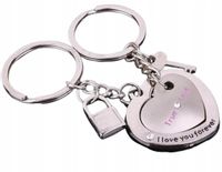 Breloczek Zakochani Przysięga Miłość i Wierność 2 x dla Nich Dwie Sztuki