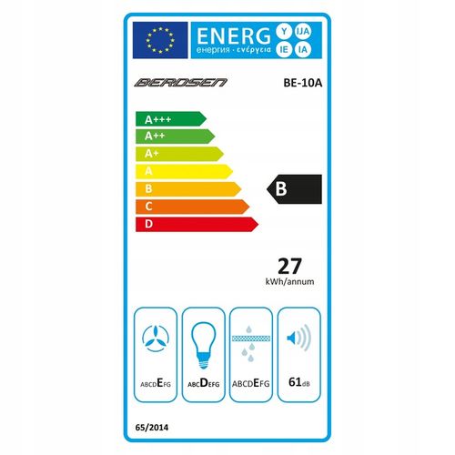 OKAP PODSZAFKOWY KUCHENNY 60cm BERDSEN BIAŁY 10A na Arena.pl