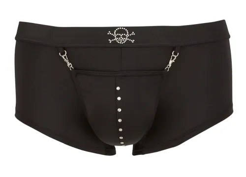 svenjoyment bokserki pirackie czarny s z kieszonką i karabińczykiem na Arena.pl