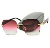 DUŻE Damskie OKULARY PRZECIWSŁONECZNE cieniowane