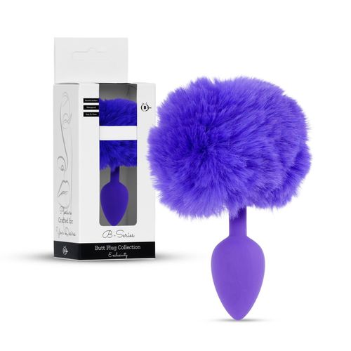 Plug-Jewellery Silicon Plug - Bunny Tail - Purple na Arena.pl