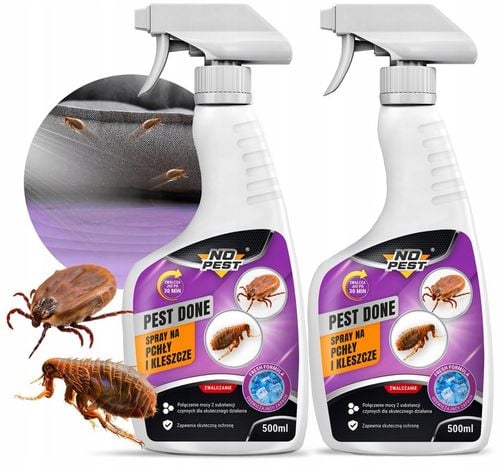 SPRAY ŚRODEK PŁYN NA PCHŁY PREPARAT NA PCHŁY CYPERMETRYNA NO PEST PEST na Arena.pl