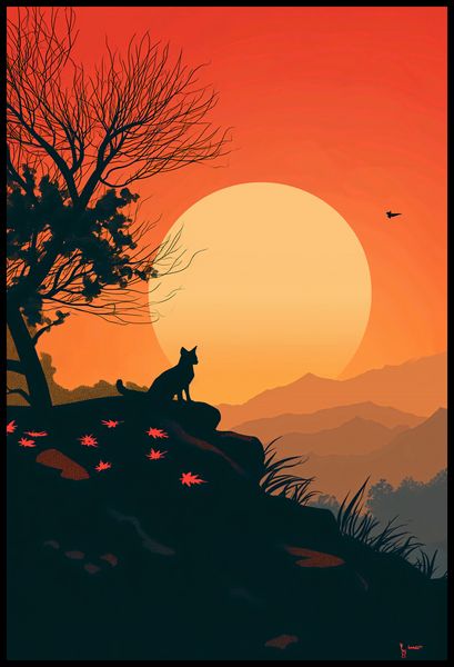 Plakat 67,5x100cm Kocie Wzgórze zdjęcie 2