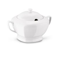 WAZA Z POKRYWĄ DO ZUPY BIAŁA TADAR 2,5 L