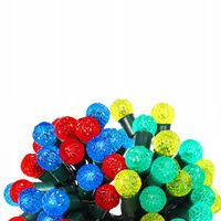 LAMPKI CHOINKOWE 50LED KRYSZTAŁOWE MULTIKOLOR