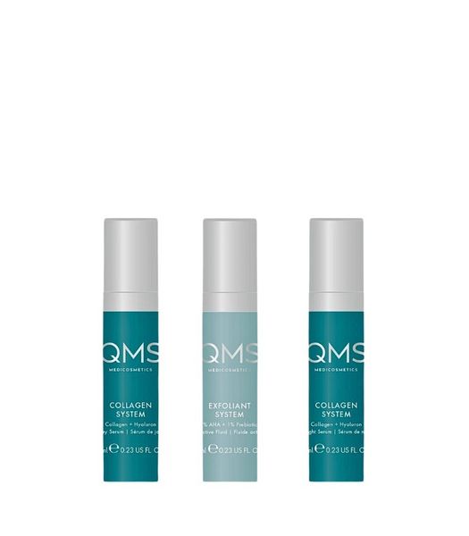 Qms Core System Collagen + Exfoliant Medium Set 3x7 Ml zdjęcie 1