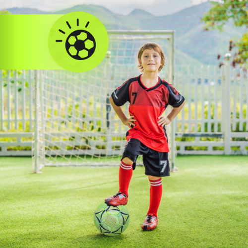 Piłka nożna odblaskowa do nogi fluorescencyjna świecąca w ciemności solidna na Arena.pl