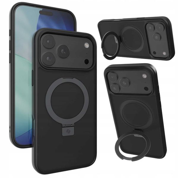 Spacecase Ring Pro Iphone 17 Pro Max Black zdjęcie 1
