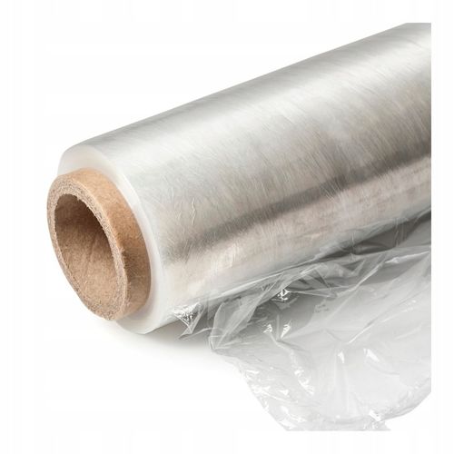 FOLIA STRETCH TRANSPARENT XL Strecz Bezbarwna 2kg MOCNA na Arena.pl