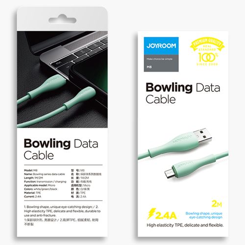 Kabel Micro USB 2,4A 1m Joyroom silikonowy na Arena.pl