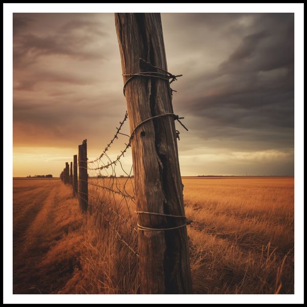 Plakat 90x90cm Zachód na Pograniczu zdjęcie 3
