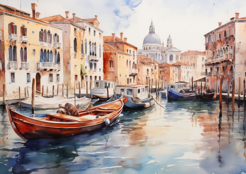 Plakat 59,4x42cm Wenecka Impresja zdjęcie 1