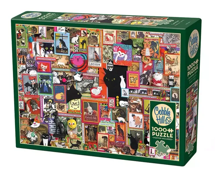 Puzzle 1000 W krainie kotów zdjęcie 1