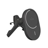 uchwyt samochodowy do telefonu z ładowarką qi2 magsafe 15w - czarny