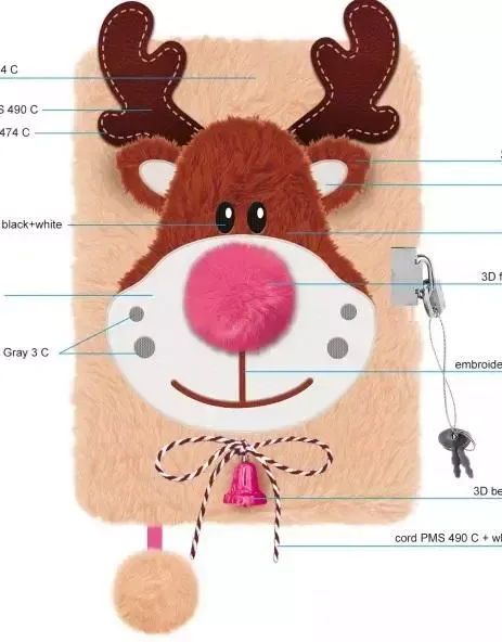 Pamiętnik Beige Reindeer zdjęcie 1