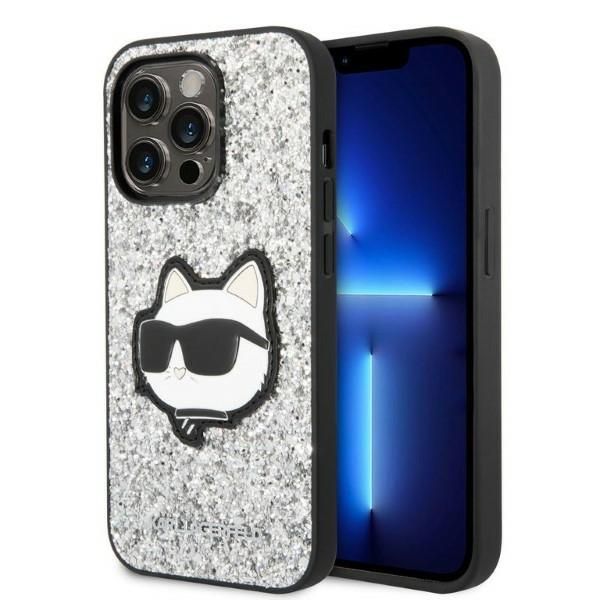 Etui Karl Lagerfeld do iPhone 14 Pro, Srebrny zdjęcie 1