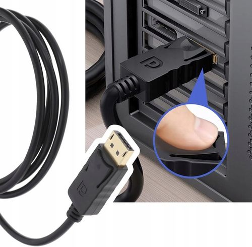 Kabel Przewód Adapter Konwerter DisplayPort DP do DVI 2 m 1080 full HD 2m na Arena.pl