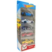 Mattel Hot Wheels Autko 5pak Wyścigówki Zestaw