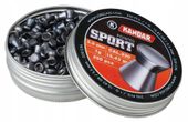 ŚRUT Kandar Pointed SPORT 5,5mm PŁASKI 250szt 5,5S